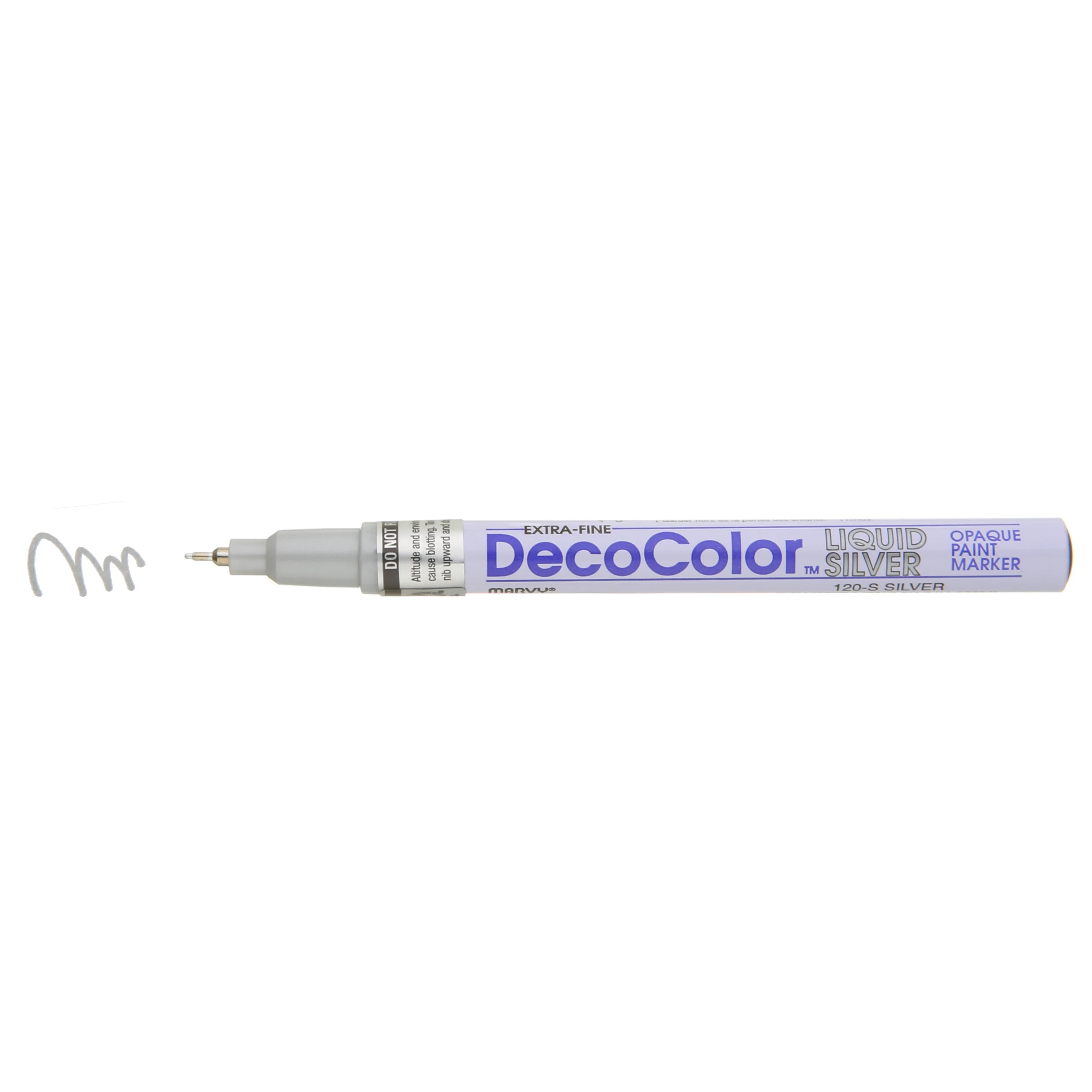 DECOCOLOR® LIQUID GOLD/SILVER PAINT MARKER EXTRA FINE - Image 6