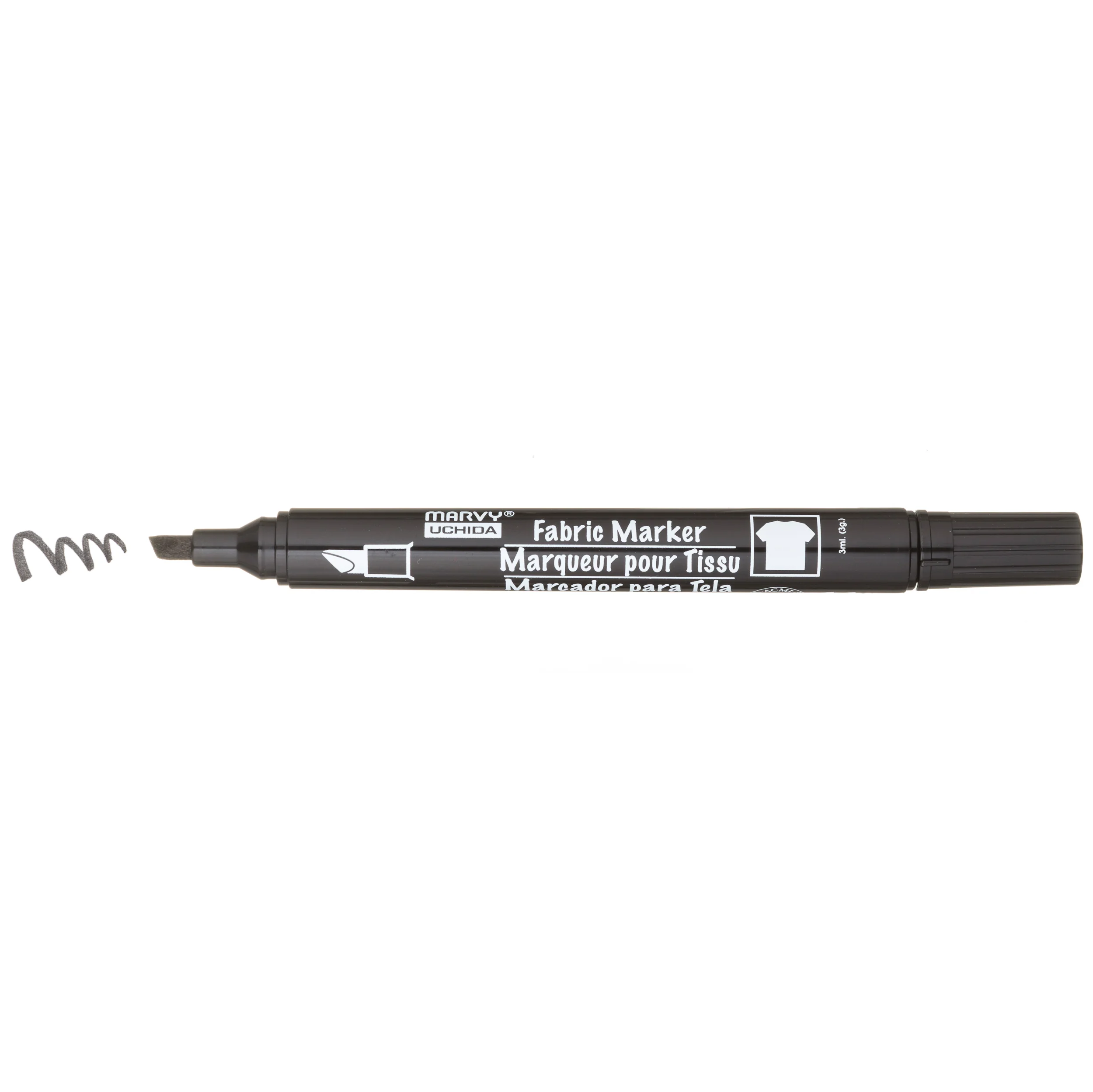 MARVY® FABRIC MARKER CHISEL TIP - Image 3