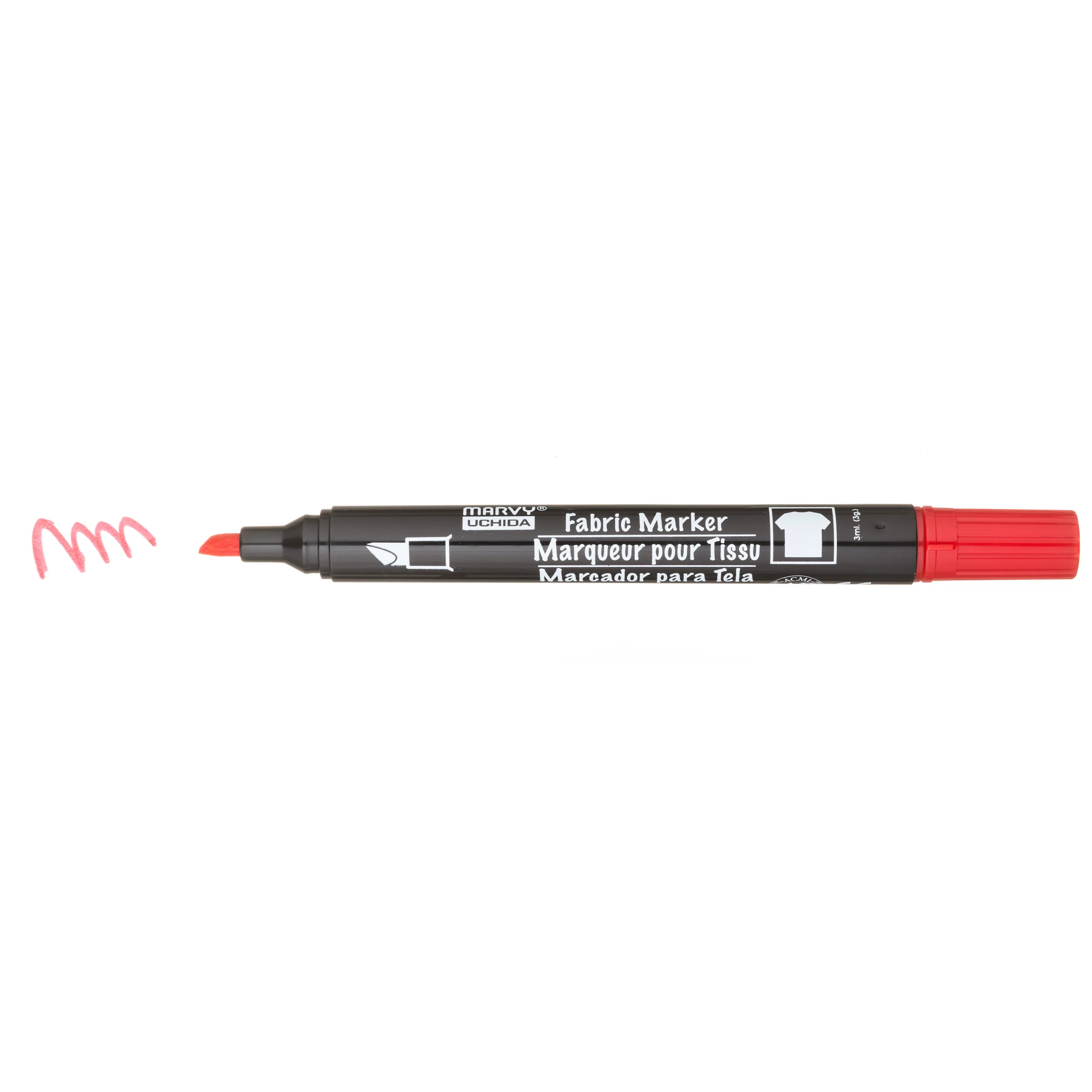MARVY® FABRIC MARKER CHISEL TIP - Image 4