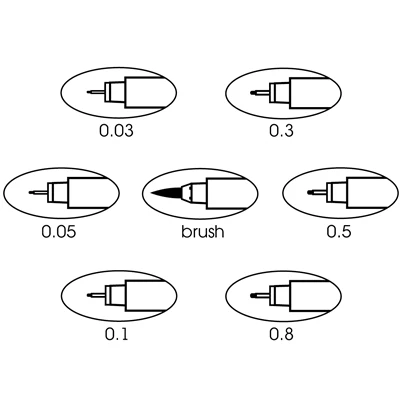 LE PEN DRAWING SETS - Image 3