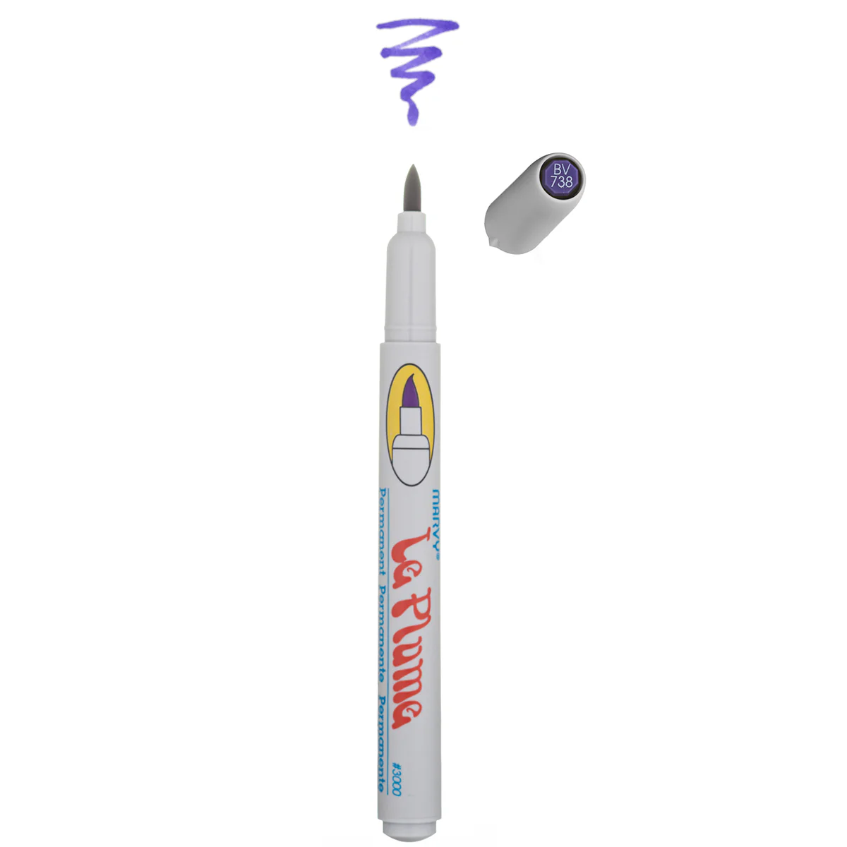 LE PLUME PERMANENT MARKERS PINK VIOLET - Image 13